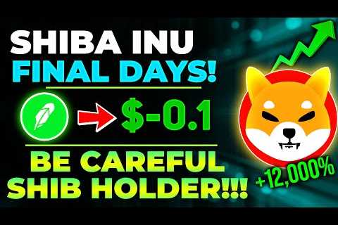 SHIBA INU COIN NEWS TODAY – IF YOU HOLD 1,000,000 SHIB YOU MUST SEE THIS – SHIBA PRICE..