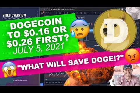 DOGECOIN - “NEWS NOT GOOD!!” Heading To [$0.16 Or $0.26 First?] - DogeCoin Market News Now