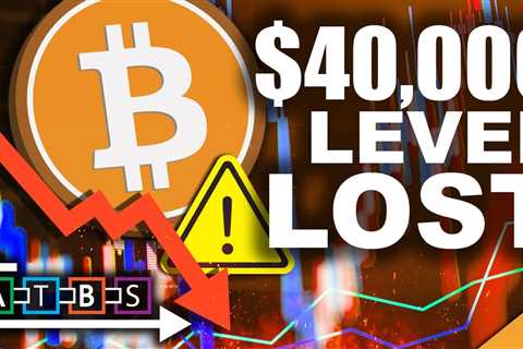 Bitcoin Dumping as $40,000 Level LOST (Institutions Hold RECORD Amount of Bitcoin)