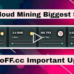 New Free Cloud Mining Website || New Free Bitcoin Mining Website || Cryptoff.cc Withdrawal Stopped ?