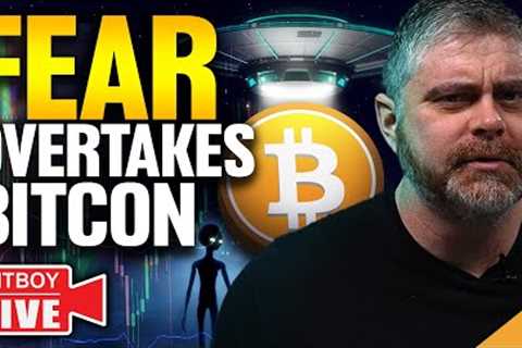 Fear OVERTAKES Bitcoin! (Alien INVASION Begins)