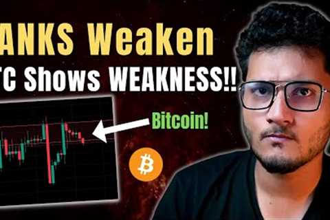 🚨 US banks weaken - Bitcoin can''t break THIS | ETH Crypto Update