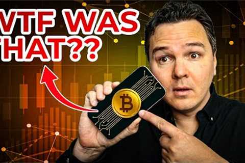 Oh Sh*t! What Did Bitcoin Just Do? [Crypto News]