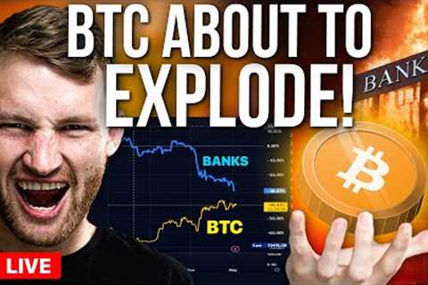 DECOUPLING BEGINS! Failing Banks & Stocks To BENEFIT BITCOIN?