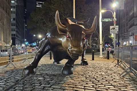 We gave the Wall St. Charging Bull Laser Eyes