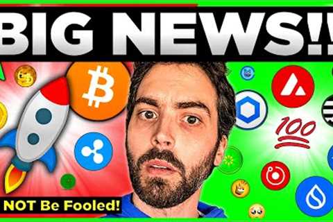 BEAR TRAP! Crypto Holders About To Get WRECKED! BIG Mistake To Sell (Don''t Skip This!)