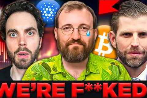 Crypto Holders Are F**ked? | Cardano Founder''s EMOTIONAL Plea