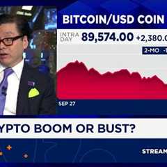 Bitcoin could hit new highs by year-end, says Fundstrat's Tom Lee