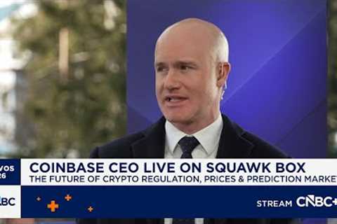 Coinbase CEO Brian Armstrong on crypto regulation: Banks should compete on a level playing field