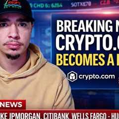 🚨BREAKING CRYPTO NEWS - CRYPTO.COM BECOMING A CRYPTO BANK?