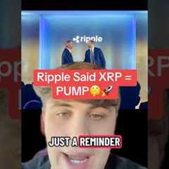 Ripple Said XRP is About to PUMP🚨